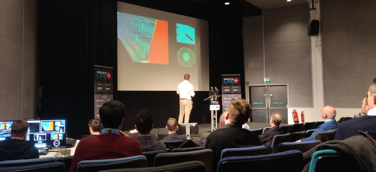 LeanintoDesign's tweet image. Sheffield I am in you. Currently learning how making Cars fast turned into a 40% saving in energy bills for supermarkets using CFD Developments with Chris Harley. I also see @SteveCox3D in the middle at the front. #Develop3DLive