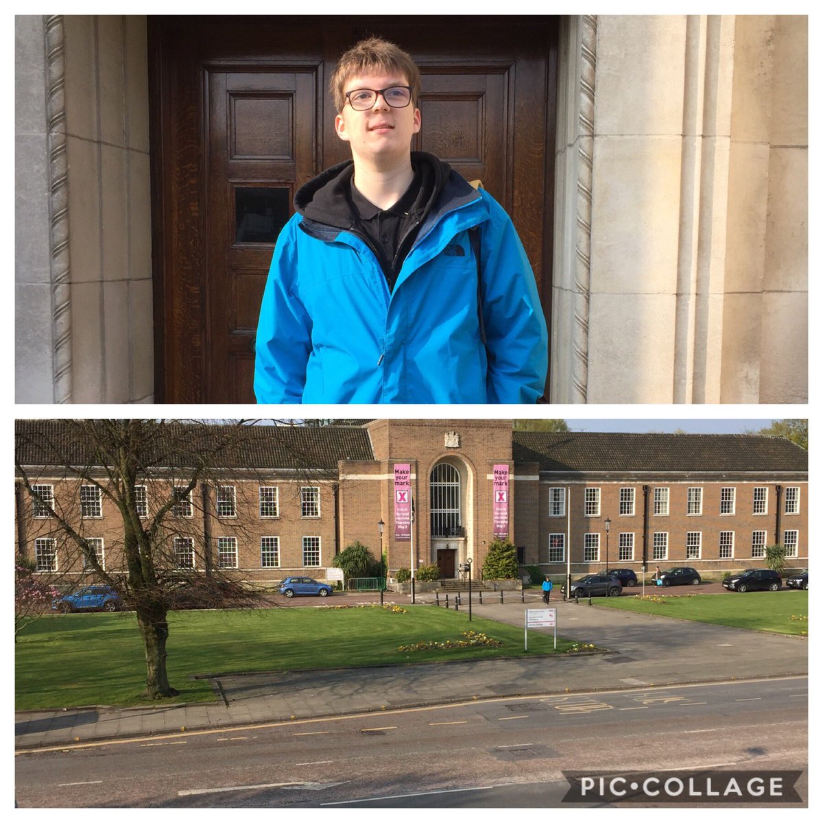 Alexei getting ready to shadow @salford_mayor for the day! #busydayahead #supportedinternships @weare_pure @EcclesSFCollege @SalfordCouncil @SalfordUni