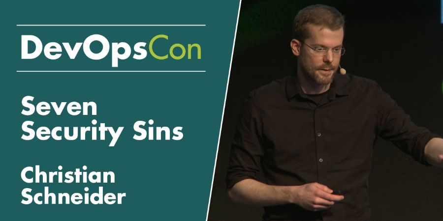 Seven Security Sins: The 7 biggest security problems of agile projects bit.ly/2KNKVSP Watch  <a href="/cschneider4711/">Christian Schneider</a>  's session from #devopscon