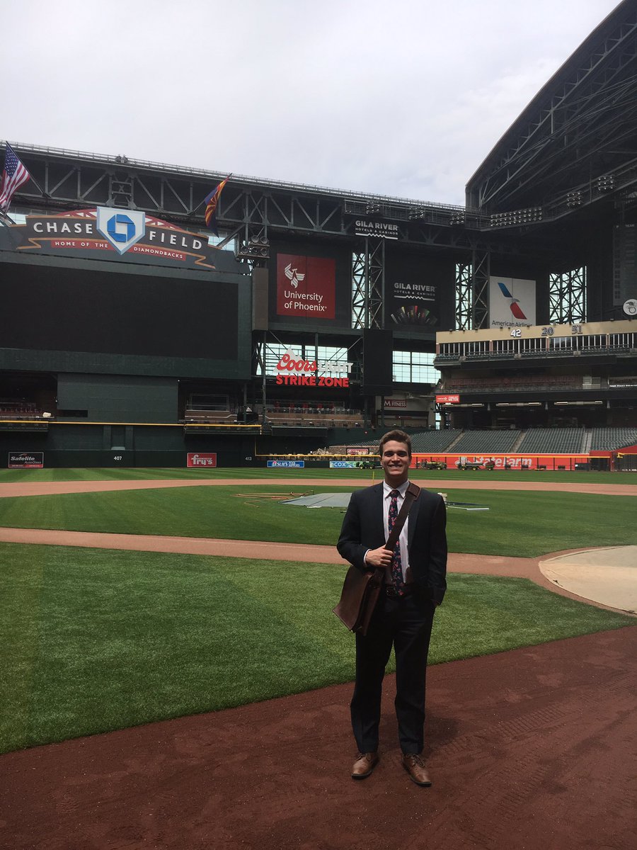 nickmccauley41's tweet photo. A quick business trip to Arizona ended with a tour of this insane field #Diamondbacks https://t.co/0SLGxVCBs2