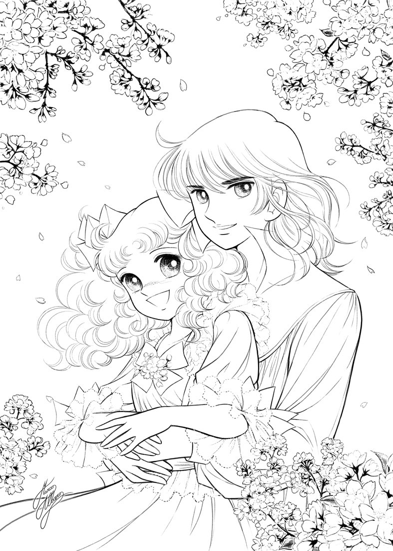 I drew it! #candycandy #水木杏子 #candy #kyokomizuki