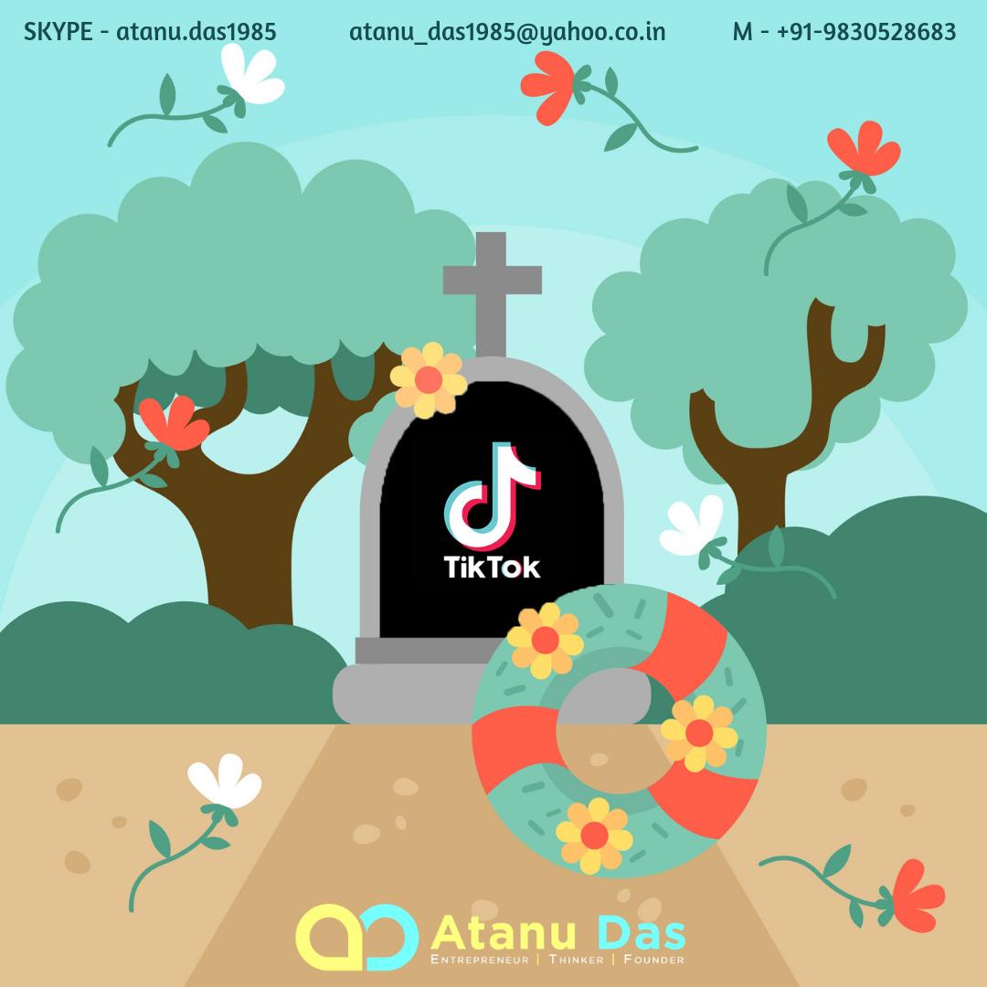 seoexpertatanu's tweet photo. 😓 Biggest SAD News of our Generation ever - #TIKTOK has been banned by the Government of #India &amp; has been removed from #PlayStore and #IOS platform 😫 Moment of Silence 😷! #RIPTikTok

[Source: IndianExpress]

#AtanuDas #Entreprenuer #CreativeFilament #TikTokBan #TikTokIndia https://t.co/HUGOkKBl6R