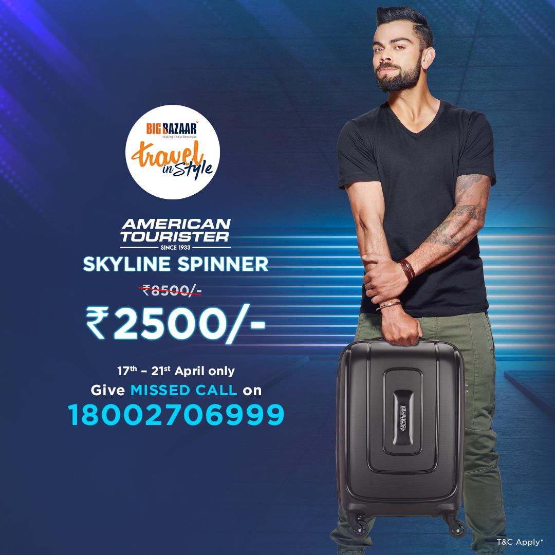 american tourister skyline spinner