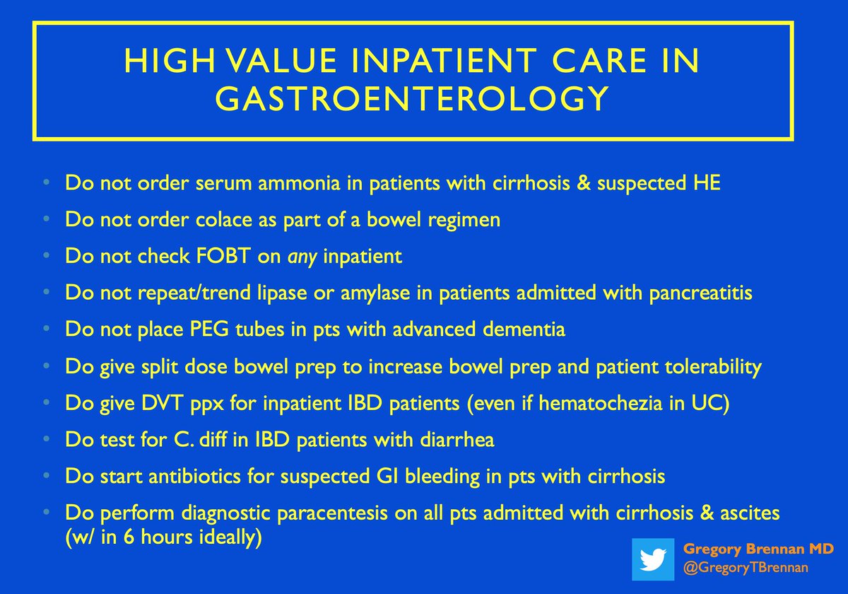 Gregory Brennan, MD (@gbrennanmd) on Twitter photo High Value Care in Inpatient Gastroenterology.
Important for hospitalists, internists, residents, and GI/liver consultants.
#FOAMed #somedocs #MedEd #medtwitter #gastroenterology <a href="/guptaarjun90/">Arjun Gupta</a> <a href="/carlospcardenas/">Carlos P Cardenas</a> <a href="/UTSWIMchief/">UTSW Internal Medicine Chiefs</a> <a href="/AustinChiangMD/">Austin Chiang, MD MPH FASGE FACG</a> @SHMLive High Value Care in Inpatient Gastroenterology.
Important for hospitalists, internists, residents, and GI/liver consultants.
#FOAMed #somedocs #MedEd #medtwitter #gastroenterology <a href="/guptaarjun90/">Arjun Gupta</a> <a href="/carlospcardenas/">Carlos P Cardenas</a> <a href="/UTSWIMchief/">UTSW Internal Medicine Chiefs</a> <a href="/AustinChiangMD/">Austin Chiang, MD MPH FASGE FACG</a> @SHMLive