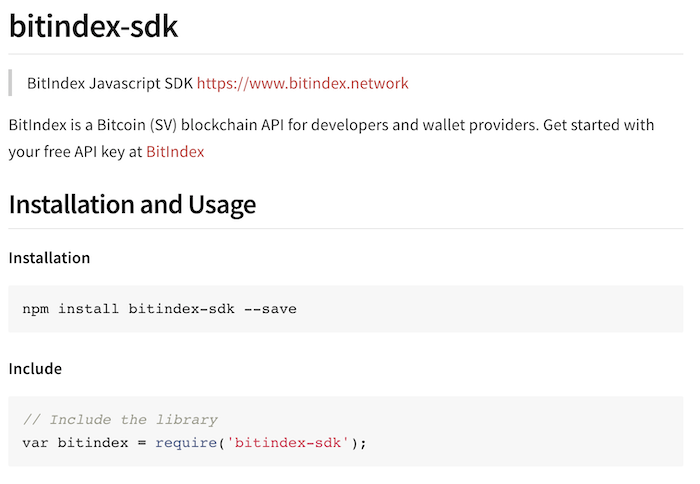 BitIndexNetwork's tweet image. Just launched BitIndex Javascript SDK.

Easily query UTXO's and transactions on the #BitcoinSV blockchain within the browser or your javascript apps.

Get it at npmjs.com/package/bitind…

Demo app: media.bitcoinfiles.org/c8fbc0fc8e5274…

#BSV #Bitcoin #programming
