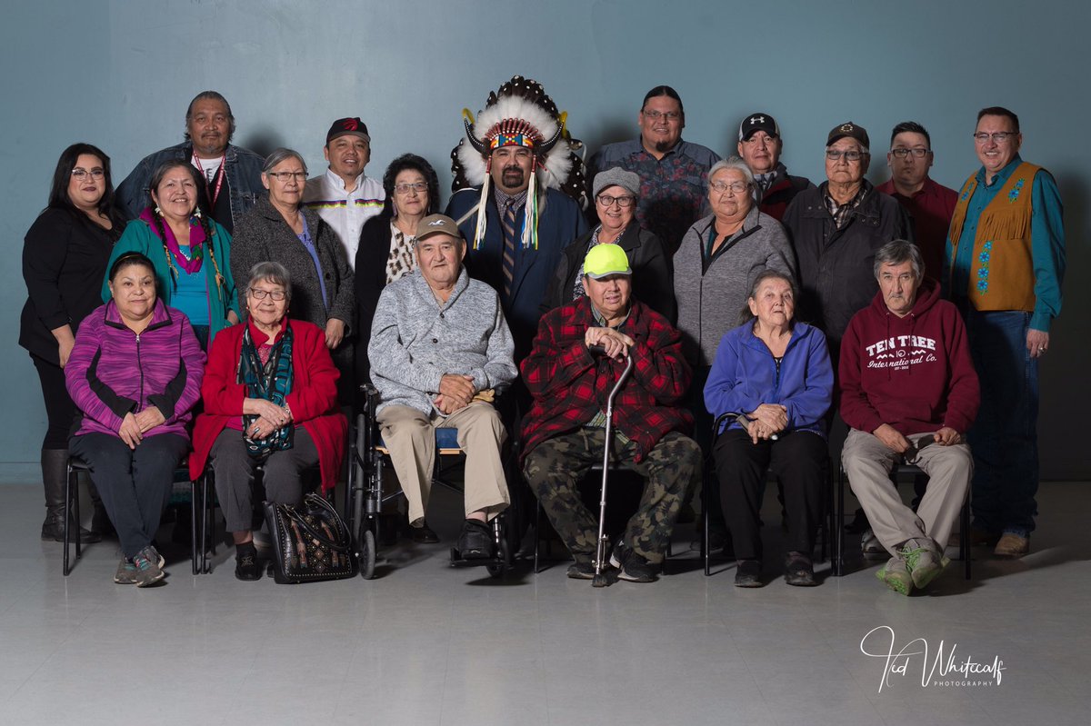 Red Pheasant Chief and council with some community Elder’s 2019