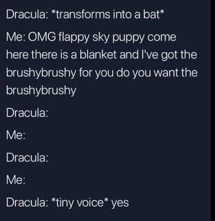 jonccook's tweet photo. @TheZoneCast #thezonecast @JustinMcElroy @travismcelroy @griffinmcelroy @macclint I saw this and can only hear it in Griffin’s Dracula voice. 😂 https://t.co/olc1Yre5Dn