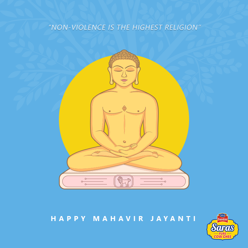 SundayKitchen1's tweet photo. The Best way to observe such auspicious occasion is to strive for peace &amp; follow the Path of non- violence!

Happy Mahavir Jayanti

#mahavirjayanti #thesundaykitchen https://t.co/RYuMqYrHDs