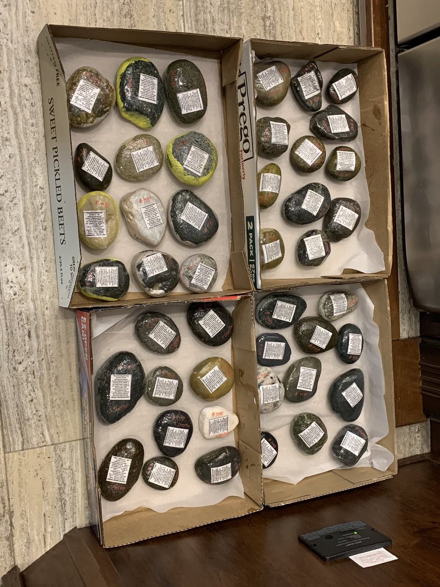 ForOrcas's tweet image. Yes I have a mess but 116 backs of rocks drying with @Empty_the_Tanks  and @orcanetwork labels info on them. The fronts are pretty nice I promise. Be @Empty_the_Tanks  Coupeville and there will be hundreds of these #awarenessRocks around the event! #PaintedRocksForOrcas  #TTRT