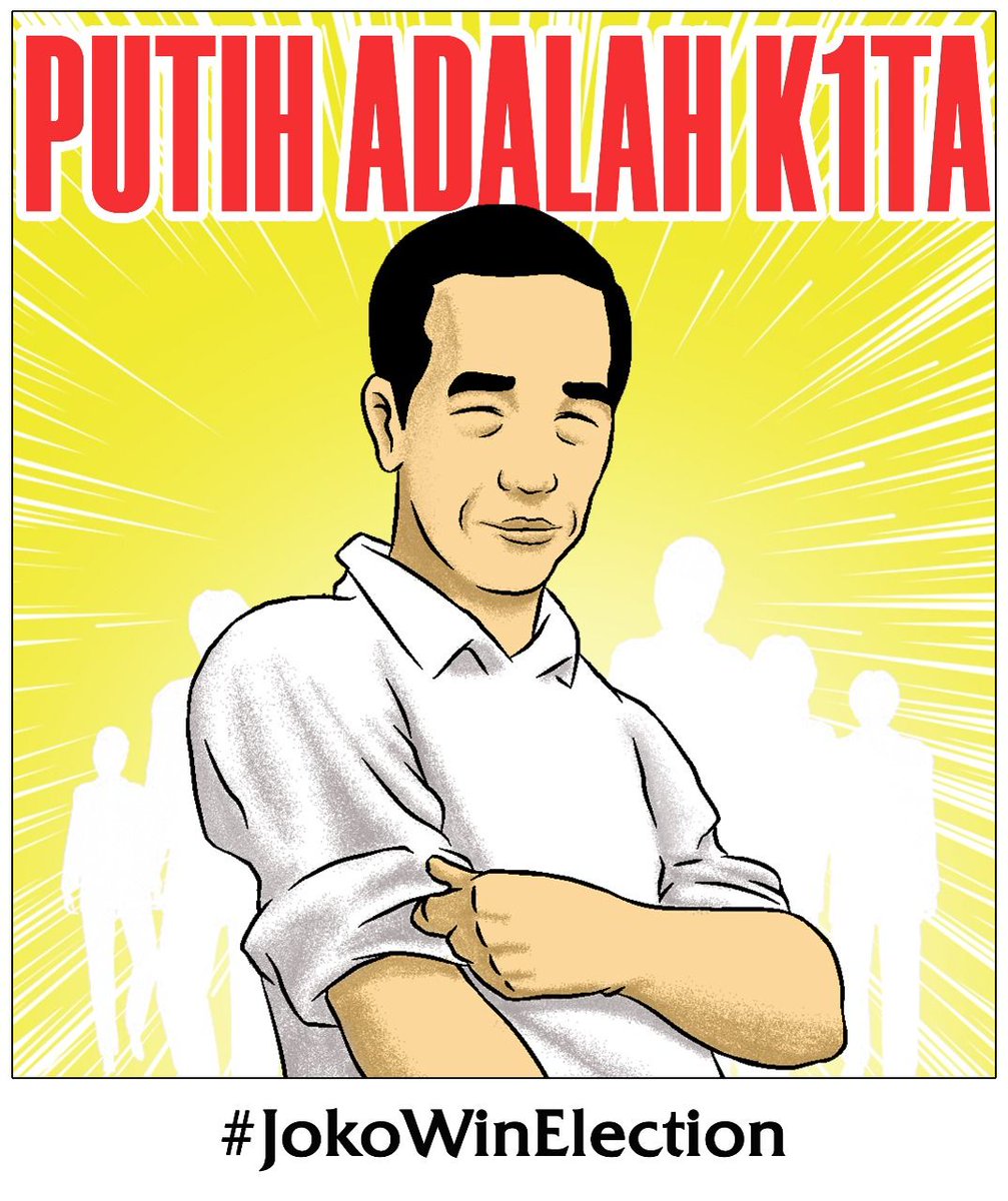 BirdellaBonanza's tweet photo. Kita adalah putih
#JokoWinElection https://t.co/vBIdHR3SmB