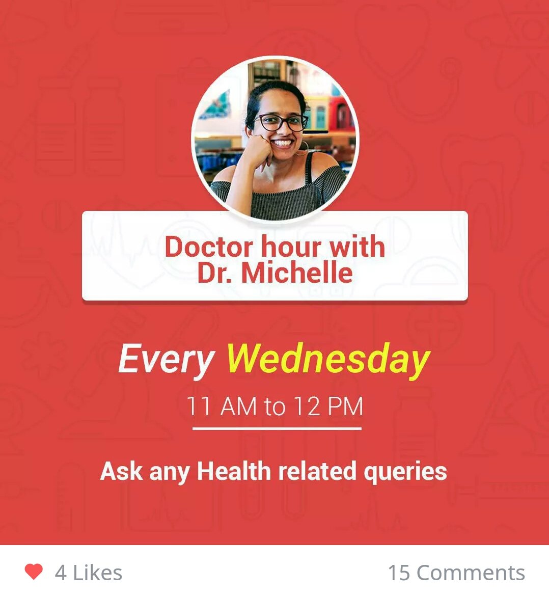 #DoctorHour with our resident @DrMichelleF has kicked off in our #Health #community. Ladies, post your queries here.
👇
shrs.me/qIbKkTz9VV