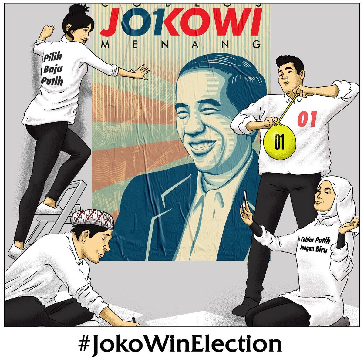 BirdellaBonanza's tweet photo. Biru putihhh yaa
#JokoWinElection https://t.co/nKoIA2VRSt