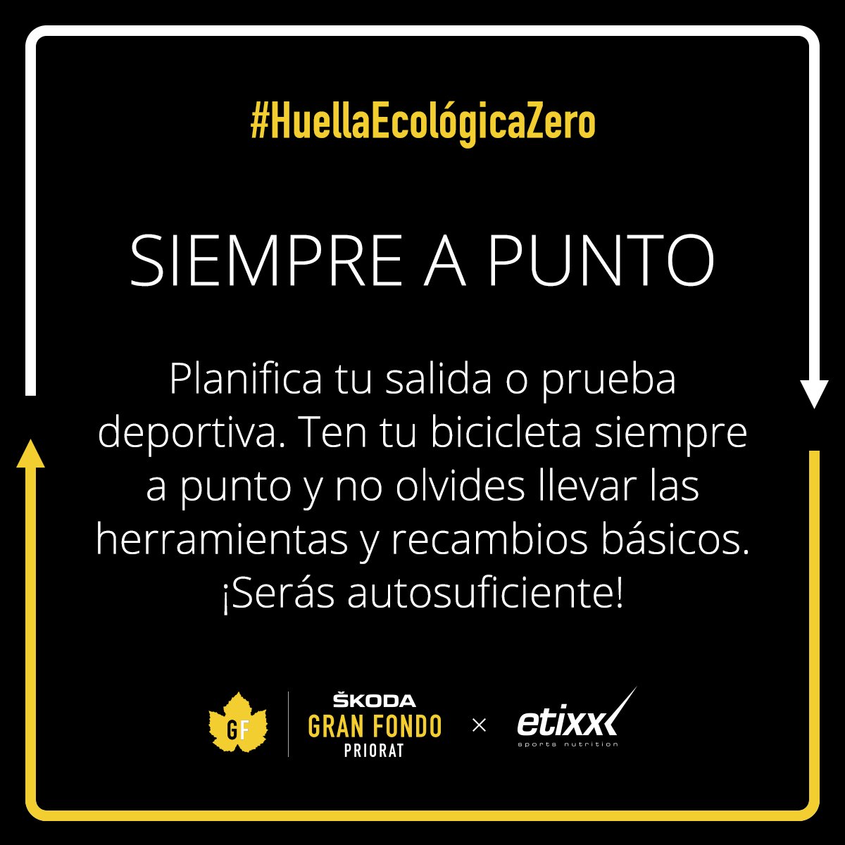 🚴‍♂️🚴‍♀️🌳 El respeto y el cuidado de la #naturaleza son primordiales para seguir disfrutando de ella durante muchos años 🚴‍♂️🚴‍♀️🌳 En Škoda <a href="/GFPriorat/">ŠKODA GF Priorat</a> y <a href="/EtixxES/">Etixx España</a> seguimos con la campaña #huellaecológicazero 👉 skodagranfondopriorat.com/es/huella.php #btt #priorat #mtb #bike