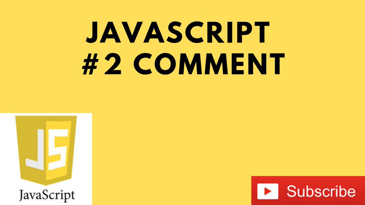 TechAdda2's tweet image. #javascript #2  #comment 
#Javascripttutorialforbeginners
youtube.com/watch?v=xHqPoK…