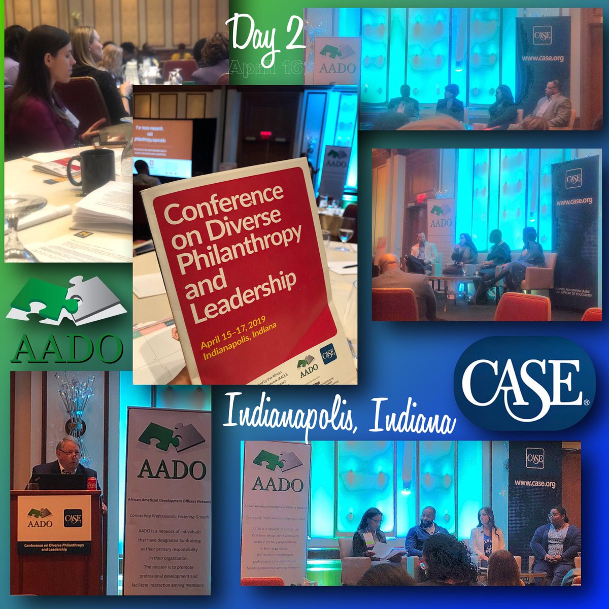 LizaCorrine's tweet photo. Conference on Diverse Philanthropy and Leadership: Day 2 @AADONetwork @CASEAdvance #casedpl Expanding our minds, making new friends & connecting with old friends https://t.co/euvmKoAtS0