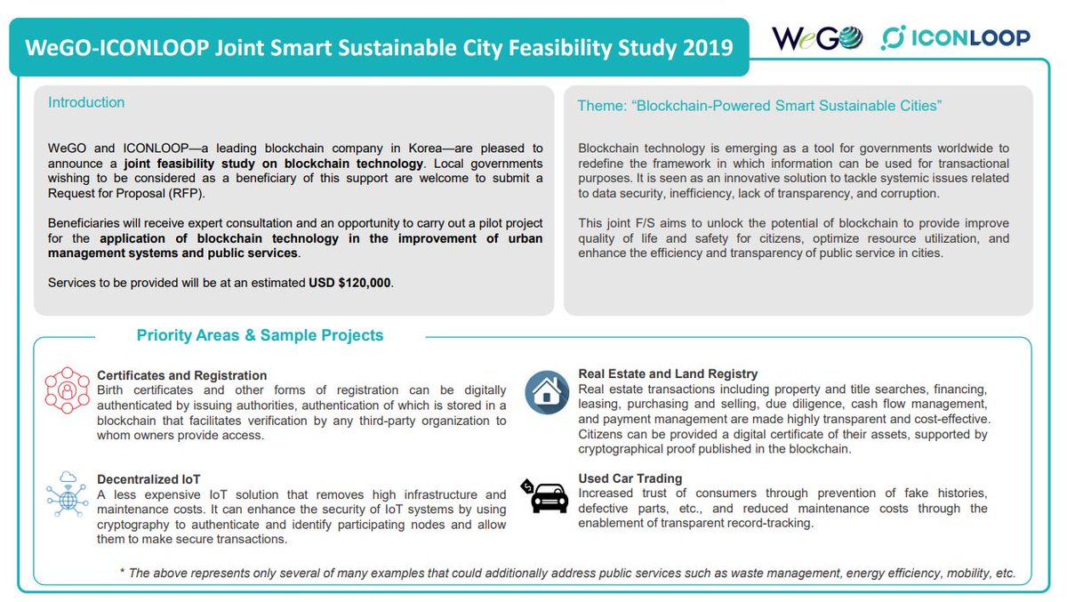 WeGovOrg's tweet image. #WeGO and #ICONLOOP are pleased to introduce a new joint feasibility study on #blockchain technology! (exclusively for members)
If the application of blockchain technology in the improvement of urban management systems and public services speaks to you-&amp;gt; bit.ly/2GXSHDt