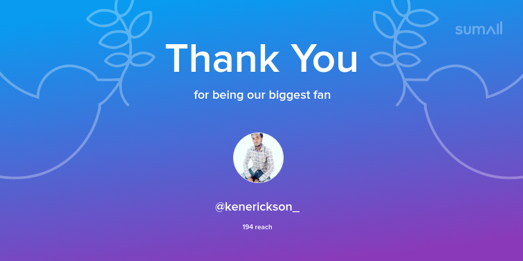 MKamwendia's tweet photo. Our biggest fans this week: @kenerickson_. Thank you! via https://t.co/e2XeSkjSgY https://t.co/B10PufyfYh