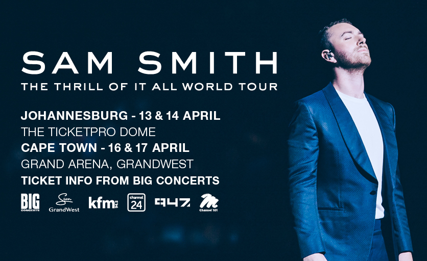 allafrica's tweet photo. Sam Smith Stops Cape Town Show Midway Over 'Strained Voice': https://t.co/sYGP59p1Rm #SouthAfrica #SamSmith #GetWellSoonSamSmith #SamSmithInSA #TheThrillofitAll https://t.co/rwKB26fAED