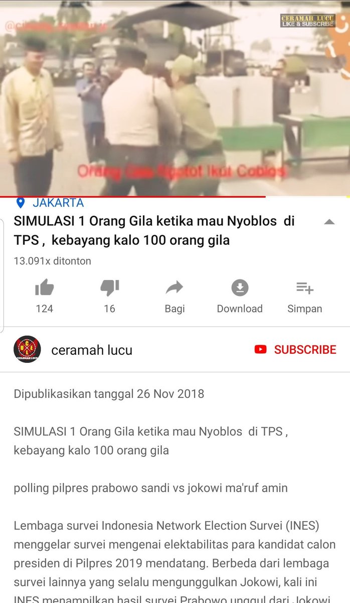 <a href="/Fahrihamzah/">#AyoMoveOn2024</a> turut menyebarkan Video lama yg dijadikan Bahan Hoax oleh 
<a href="/TarangDaeng/">Daeng Tarang</a>:
bahwa Orang Gila dipaksa Memilih saat Pilpres.

Tolong <a href="/DivHumas_Polri/">Divisi Humas Polri</a> <a href="/CCICPolri/">Direktorat Tindak Pidana Siber Bareskrim Polri</a> Ini sangat Meresahkan
#Pemilu2019