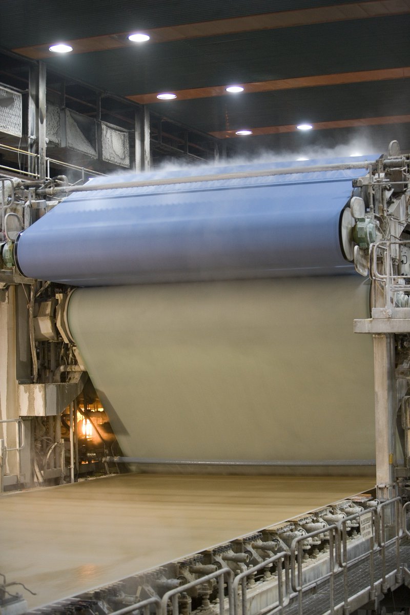 paperrocksza's tweet image. Have you ever wondered how paper is made? Here is a snapshot of paper in the making. 😊 
Credit: Mondi
#ThePaperStory #PaperMakingProcess #Paper #Mondi #Machinery #Papermaking #pulp #renewableproduct
