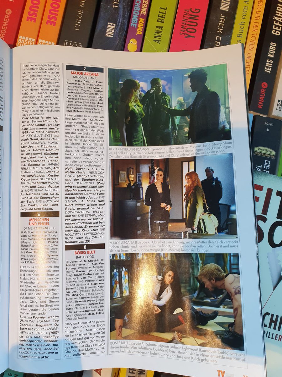 ShadowfamD's tweet photo. #Shadowhunters promotion in a German TV magazine (1/2)

#SaveShadowhunters https://t.co/3vktOJlFYD