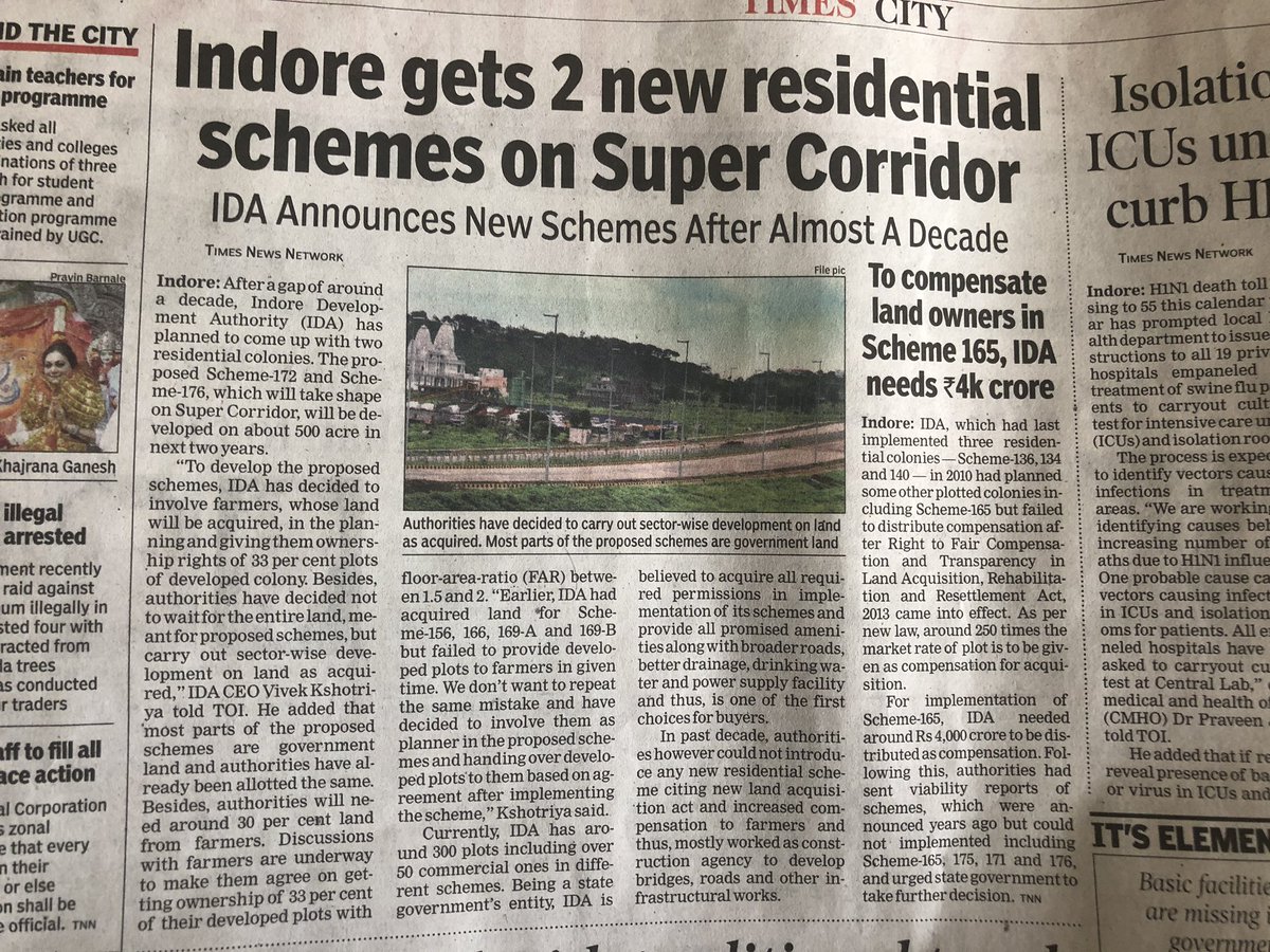 vivekshrotriya's tweet photo. Activities at super corridor Indore https://t.co/xGoWKvhuct