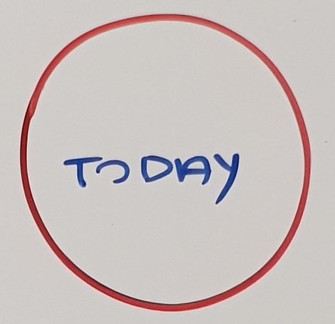 standeo's tweet photo. I drew a today circle today at standup. And it was pretty damn round! #singlemotion https://t.co/gEu5vKh50W