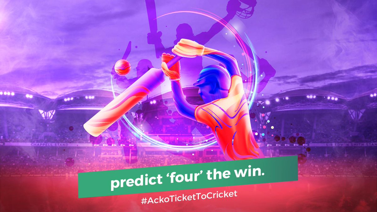 ACKOIndia's tweet photo. Guess the exact number of 4s that RCB will hit against KKR and stand a chance to win #AckoTicketToCricket. Give it your best shot with #AckoCricketMania. #ContestAlert #Contest #KKRvRCB
T&amp;C - https://t.co/nDredN57V4
Acko is the Official Auto Insurance Partner of team RCB https://t.co/Koyr0ly4W9