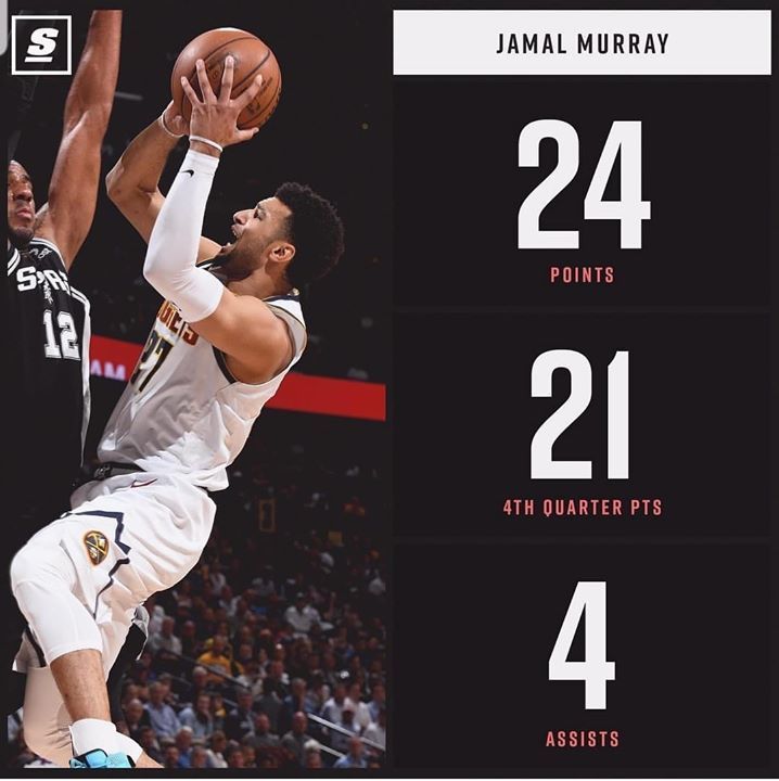 onclephilnba's tweet image. Jamal murray mes respects tu as su step up quand ta team en avait vraiment besoin 
#NBA_Playoffs bit.ly/2GqSKJX