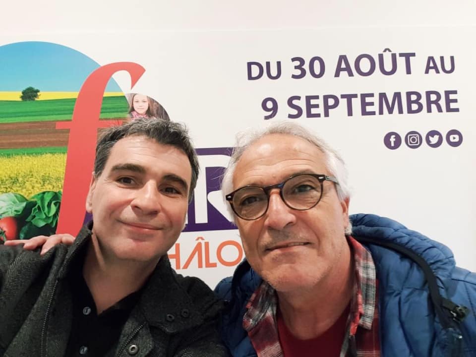 Petit moment de #partage d'idées avec Fabrice Morvan de #ChampagneTV !
<a href="/foiredechalons/">Foire de Châlons</a> #FoireDeChalons #UCIA
@VilledeChalons