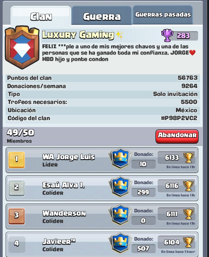 El día de hoy queremos felicitar a uno de nuestros mejores jugadores y mejor aún...a un gran amigo. 

El es ✨ @WAJorgeLuisCr ✨
🎂🎉Muchas felicidades 🎉🎂

Y gracias por seguir perteneciendo a esta gran Familia.

#LetsGoLuxu 😎⚡