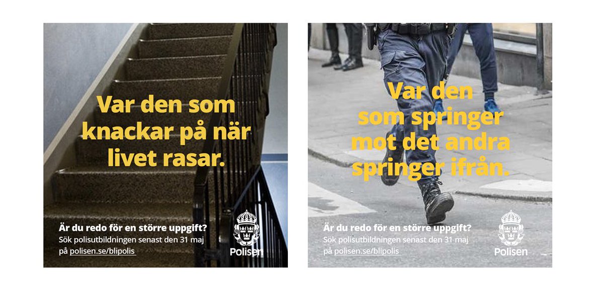AENO98's tweet image. Vi måste bli fler inom polisen! Till alla följare ställer jag två önskningar:
1. Sök in till världens bästa yrke!
2. Hjälp mig sprida budskapet genom att retweeta
(Om alla 6634 följare gör det borde spridningen bli riktigt bra!)