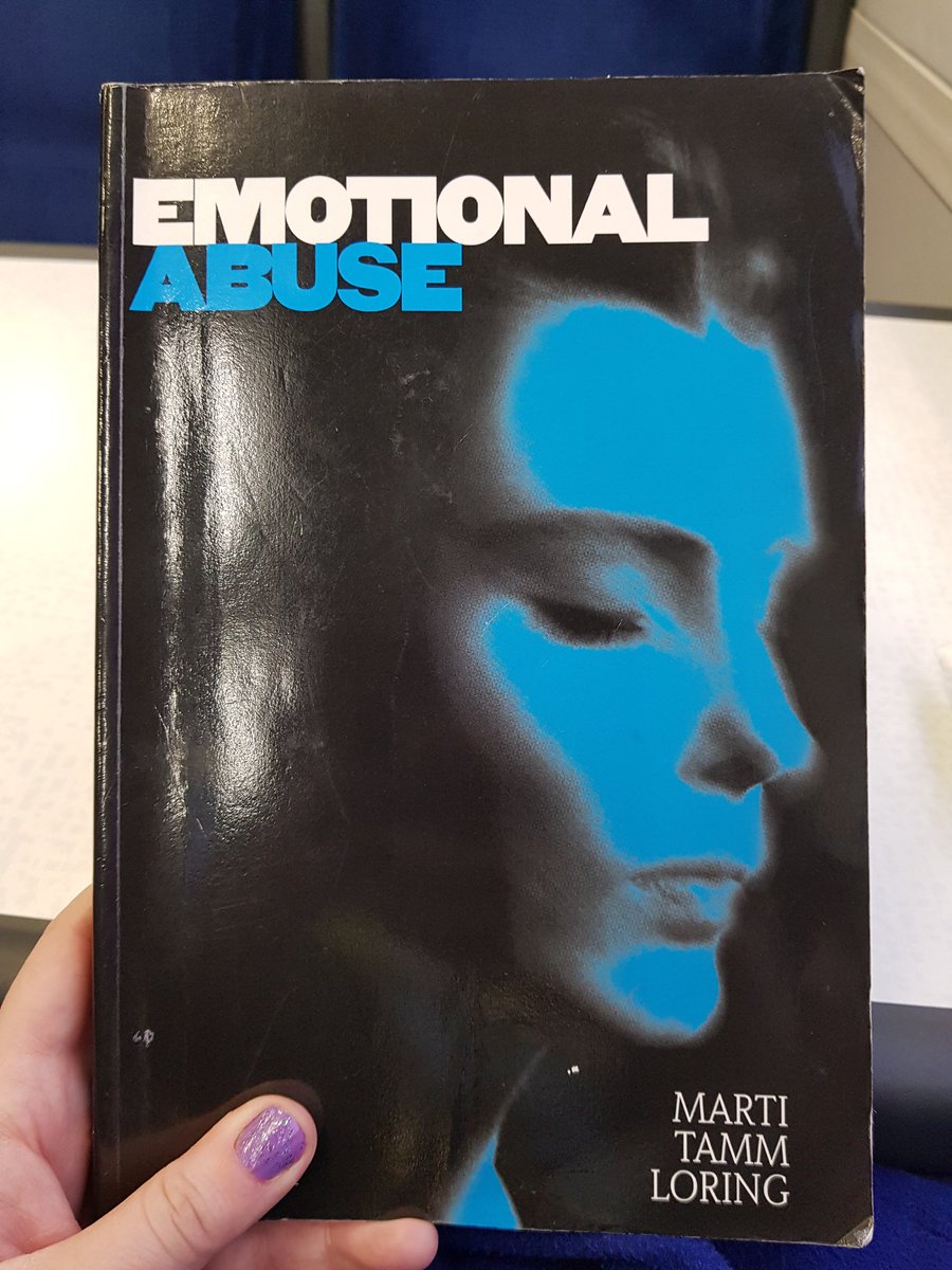 The more I read and research, the more I think that the similarities in abusive experiences of men and women outweigh the differences. This book is almost exclusively about women's experiences but so much of it is mirrored in the accounts of the men I've worked with...1/2