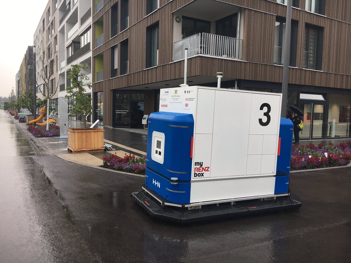 Das BUGA:log-Car ist da :-) #DesignThinking  #BUGA2019 #buga19 #bugalog #reallabor #heilbronn #Paketzustellung #lastmile #HCI4S #emobility #hhn