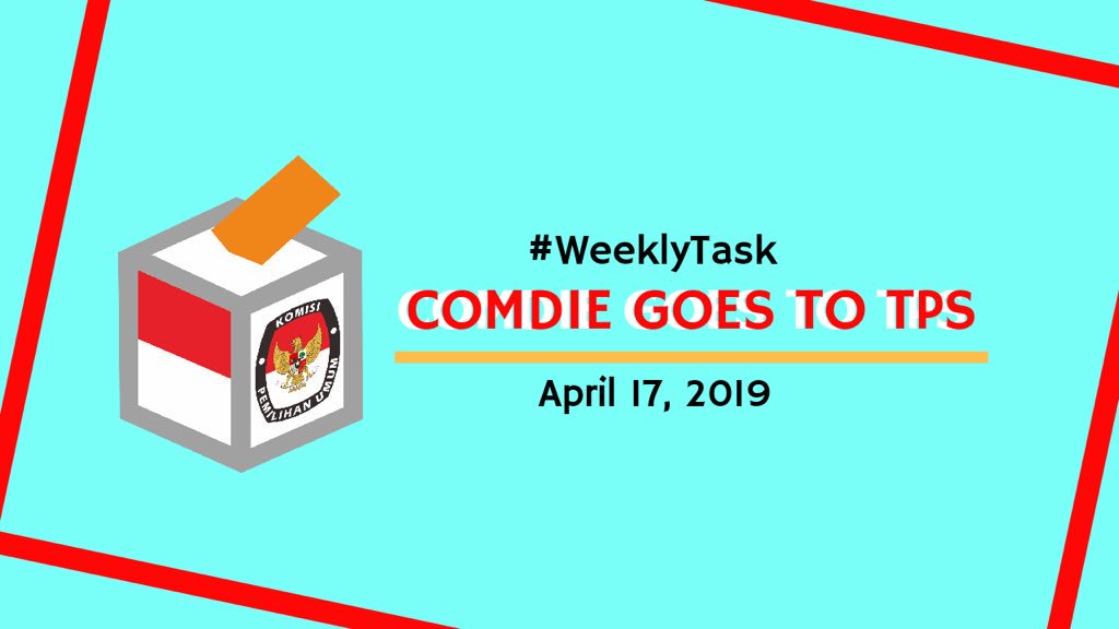 sitianjwenk's tweet image. #WeeklyTask 
Comdie goes to TPS

April 17, 2019