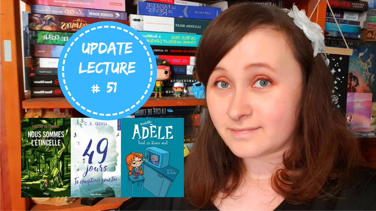 VibrationLitter's tweet photo. Ma dernière vidéo est en ligne et il s'agit d'un #updatelecture ! 
Je vous parle de #Noussommeslétincelle de #VincentVilleminot chez @pocket_jeunesse, #49jours, je compterai pour toi de #CSQuill chez @HugoNewRomance et des ouvrages graphiques
https://t.co/g110aMAHQv https://t.co/gvfgNzkMRM