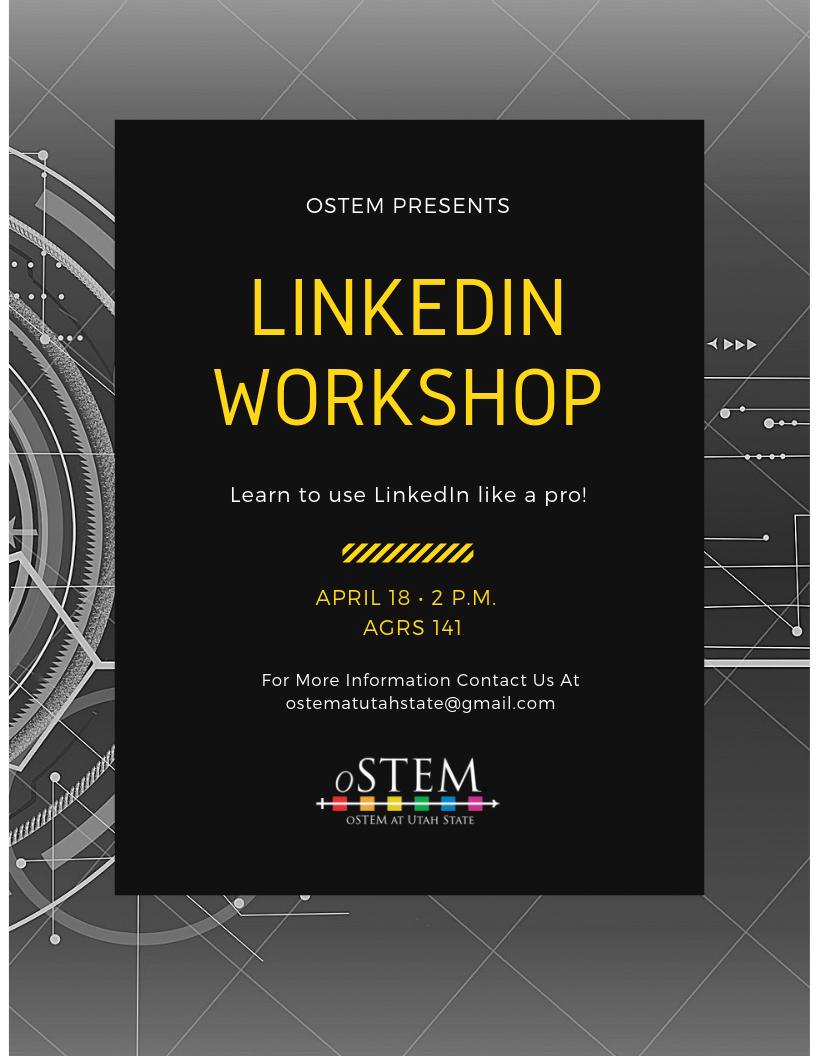 UToSTEM's tweet photo. Thursday the 18th at 2pm: LinkedIn Workshop! 
Join us to learn the basics of managing your profile and networking with colleagues, classmates, and potential employers. With summer right around the corner, there's no time like the present to get started. https://t.co/sEVuveN56P