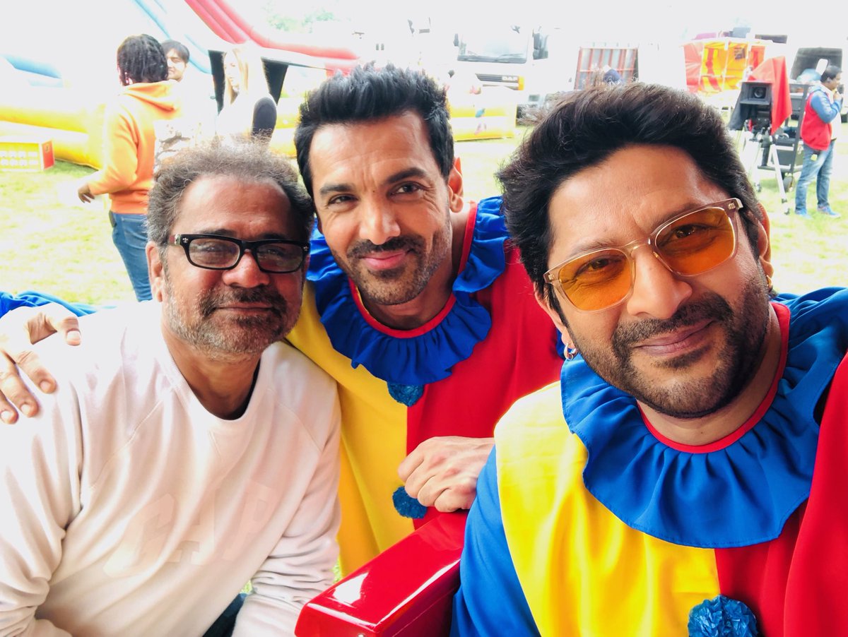 Arshad Warsi (@arshadwarsi) on Twitter photo The 2 leading men of #Pagalpanti <a href="/BazmeeAnees/">Anees Bazmee</a> & <a href="/TheJohnAbraham/">John Abraham</a>. Thank you for letting me enjoy what I love doing 🤗🤗 The 2 leading men of #Pagalpanti <a href="/BazmeeAnees/">Anees Bazmee</a> & <a href="/TheJohnAbraham/">John Abraham</a>. Thank you for letting me enjoy what I love doing 🤗🤗