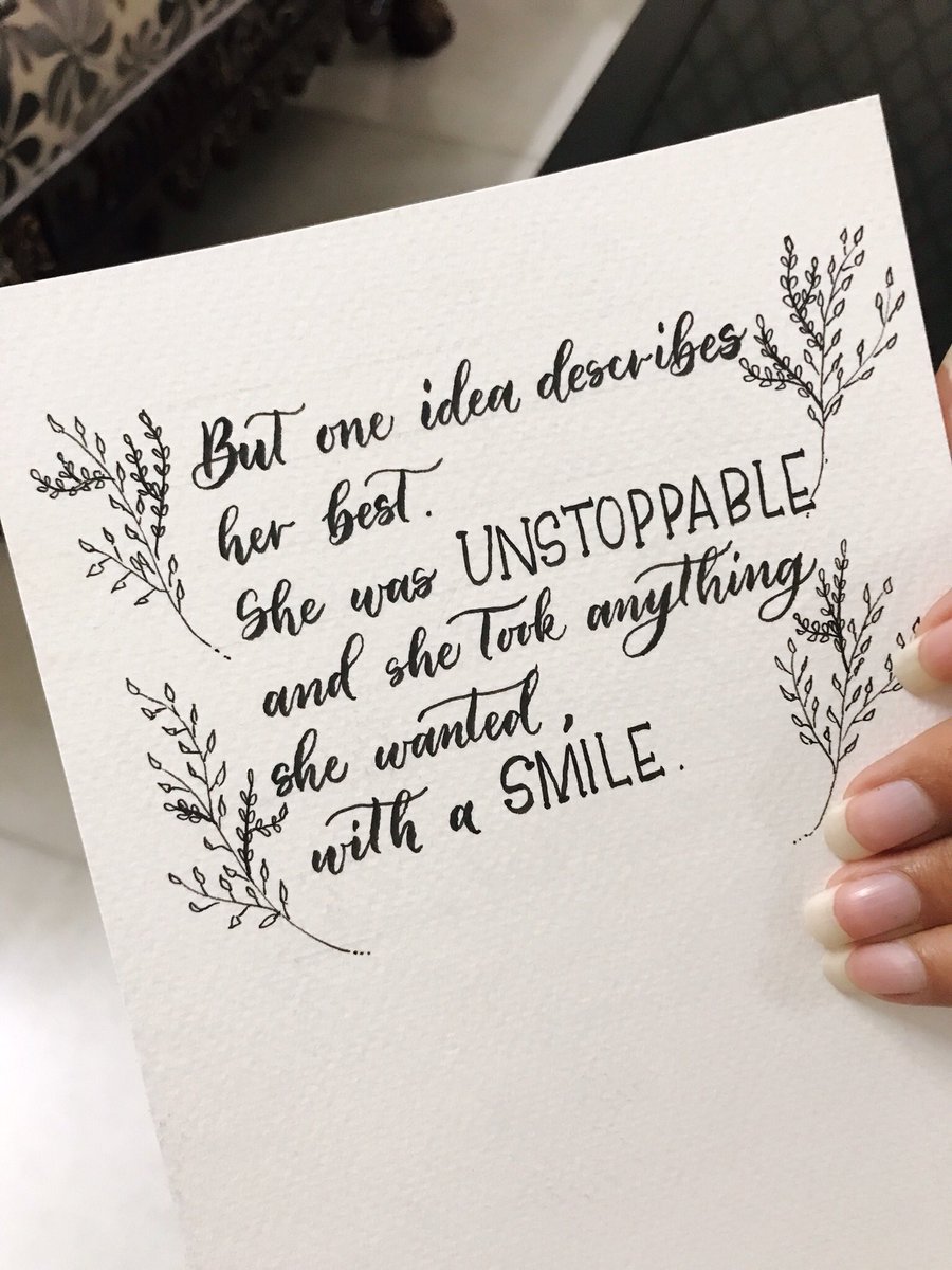 CalligraphyByS's tweet photo. By R.M.Drake.
@rmdrk 
This man is amazing. 😍😍😍😍
Swipe left to read the whole.
—-
#Calligraphy #rmdrake #brushlettering #soniakukrejacalligraphy #skcalligraphy https://t.co/ycSFpsxLx5