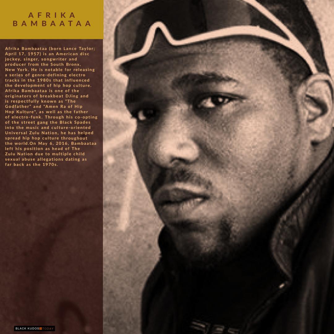 Happy Birthday to Afrika Bambaataa.  
 