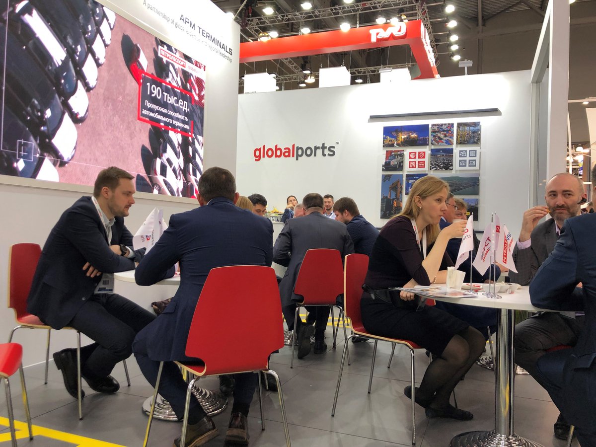 EUROGATE_Group's tweet photo. Join us at #TransRussia, Stand D331 together with our partner global ports https://t.co/NVP78rxNbq