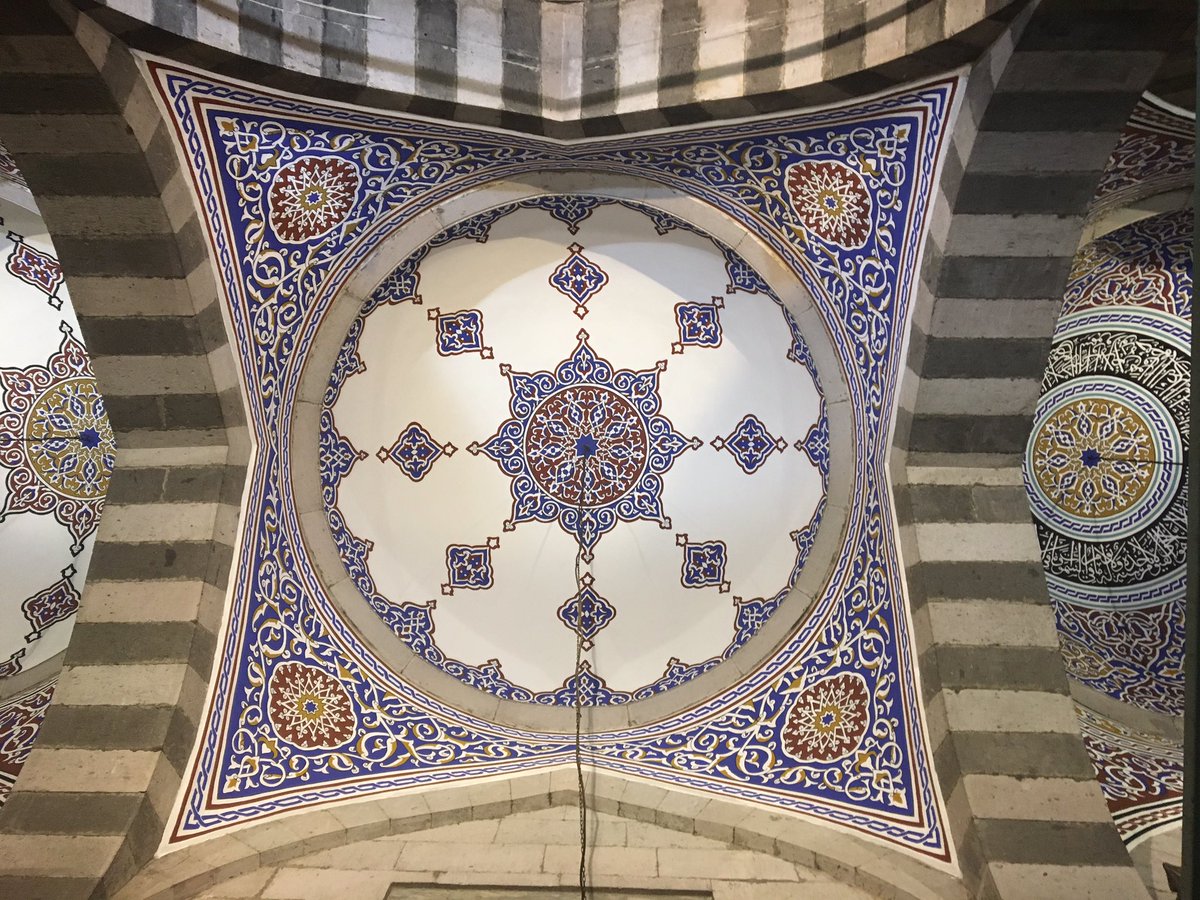 Then in February, with Ankara’s AKP candidate coming from Kayseri, I decided it was time to visit the Anatolian city for the weekend. Not an old masjid, but the Bürüngüz Camii has some beautiful ceilings outside (which have become an obsession to photograph as the thread shows)