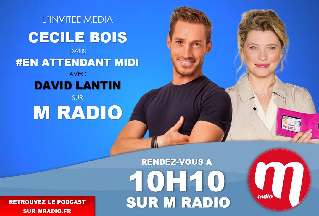 mradiofr's tweet photo. Aujourd'hui l'Invité Média de @DLantin dans "En attendant midi" (9 H-midi) sur @mradiofr est l'actrice #cecilebois 😉
Elle nous parlera du nouvel épisode de #CandiceRenoir diffusé vendredi soir sur @France2tv 🙂
#EnAttendantMidi #radio #invitemedia https://t.co/iGYNk0uMOk