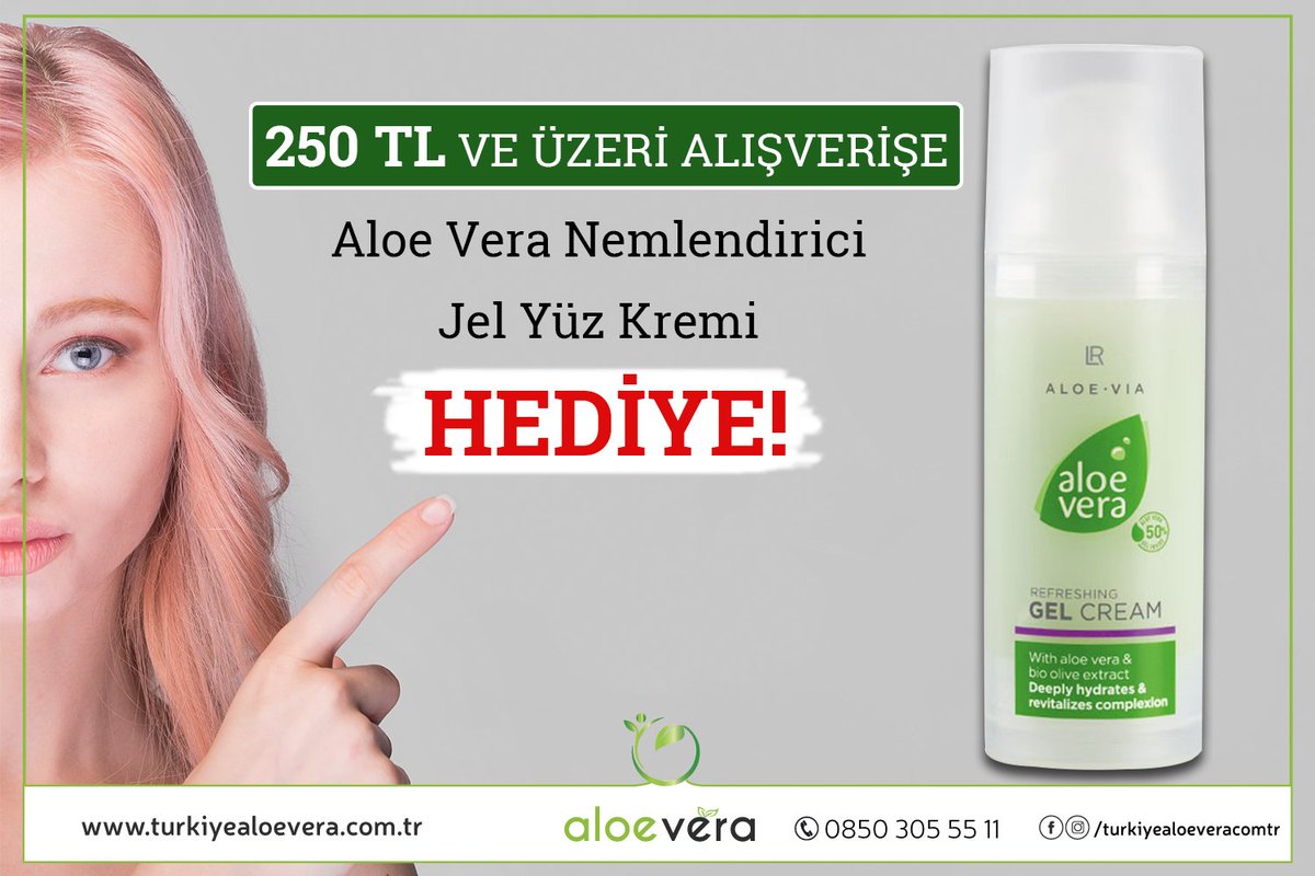 traloeveracomtr's tweet image. 250 TL VE ÜZERİ ALIŞVERİŞE Aloe Vera Nemlendirici Jel Yüz Kremi HEDİYE!
Daha Fazlası İçin: turkiyealoevera.com.tr/yuez-temizligi…
#turkiyealoevera #lrzeitgard #lrecapin #gıdatakviyesi #bebekkremi #koku #erkekparfüm #kadınparfüm #temizlik #bakım #Meuby #CristinaFerreira #sağlık #mikroblading