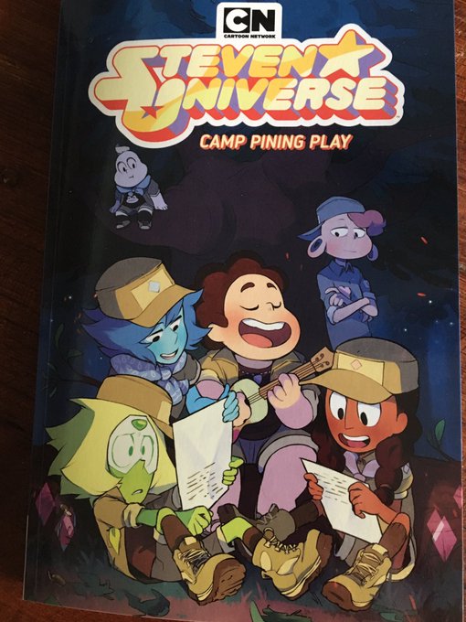 Steven Universe: Camp Pining Play comes out today at your #lcbs!!! this story is adorable and heart-warning, and was a JOY to work on.

inks: me!
story: @nicoima
colors: @_rubycurls
letters: Mike Fiorentino.

#NCBD 