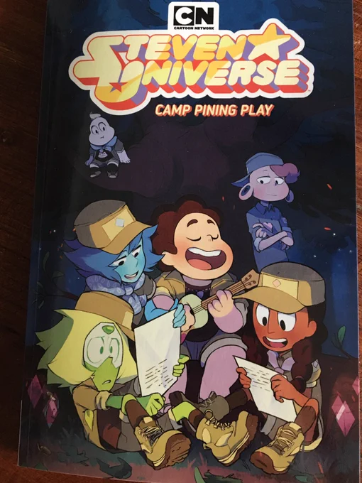 Steven Universe: Camp Pining Play comes out today at your #lcbs!!! this story is adorable and heart-warning, and was a JOY to work on.

inks: me!
story: @nicoima
colors: @_rubycurls
letters: Mike Fiorentino.

#NCBD 