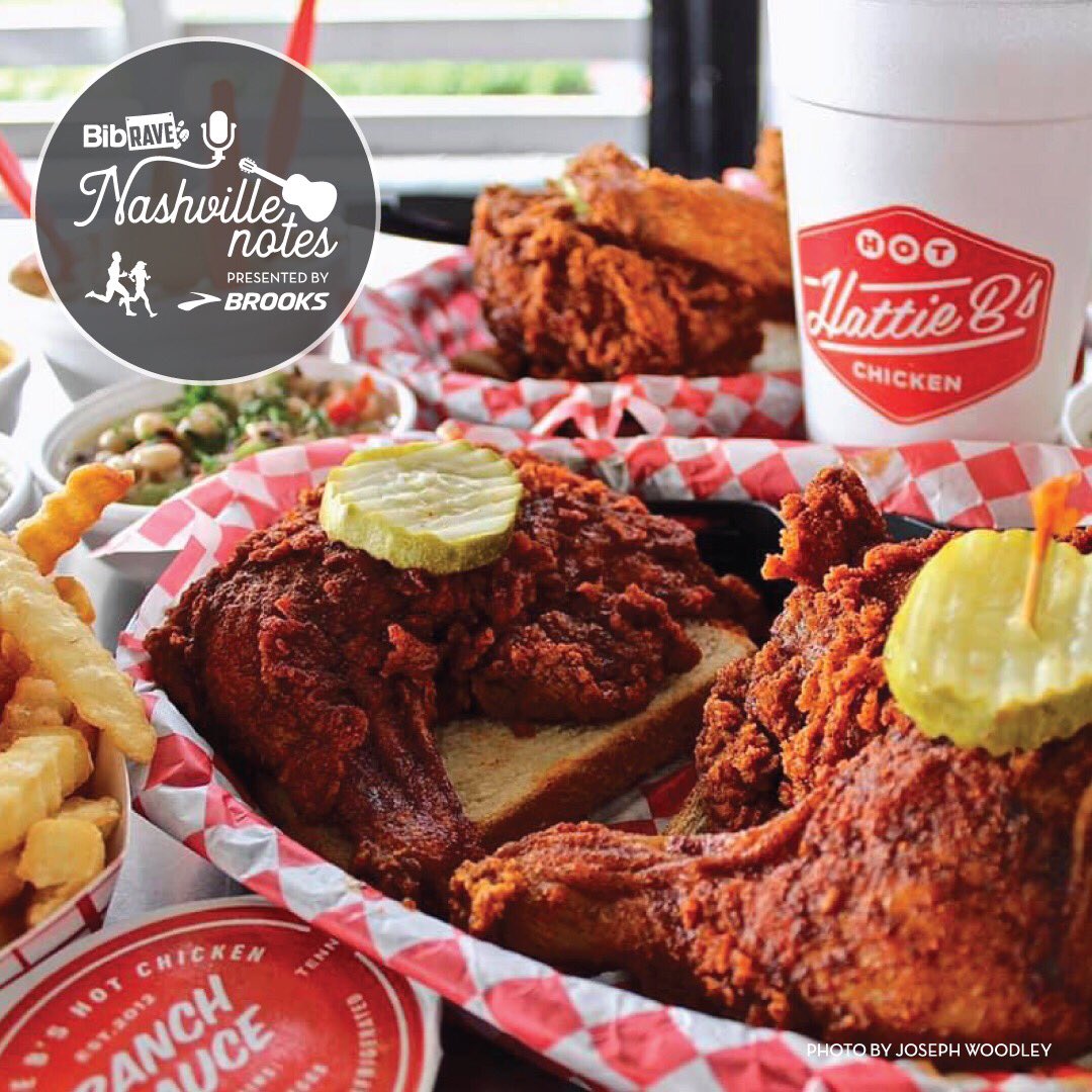 runningwithken's tweet photo. Headed to @runrocknroll in #Nashville? Make sure you stop off & try some Hot Chicken from @HattieBs! Wanna find more hot spots with awesome eats?! Check out Nashville Notes brought to you by @brooksrunning
https://t.co/dpF7F6ItIu
#BrooksBR #Bibchat #BrooksNashNotes #RnRBR https://t.co/4ssG6oYpC9