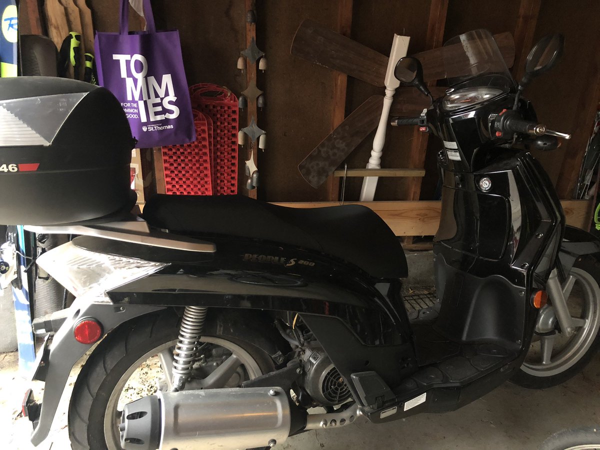 Challenge-#sliceofjoy. Notice when you feel happy/satisfied/calm/peaceful... etc. and what caused it. If you practice this, you can increase your happiness! My slice this morning? Satisfaction in Getting my scooter started after a  brutal winter. Inspire us! What’s your slice?