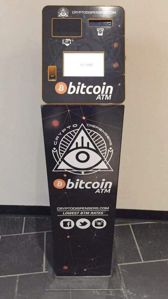 Now I don't know about you, but this doesn't make me all warm and fuzzy... I've always had my reservations about #Bitcoin and #DigitalCurrency because I've seen the NWO pushing toward a #CashlessSociety and we know about the Mark of the Beast & Bible Prophecy... look at the ATM!!