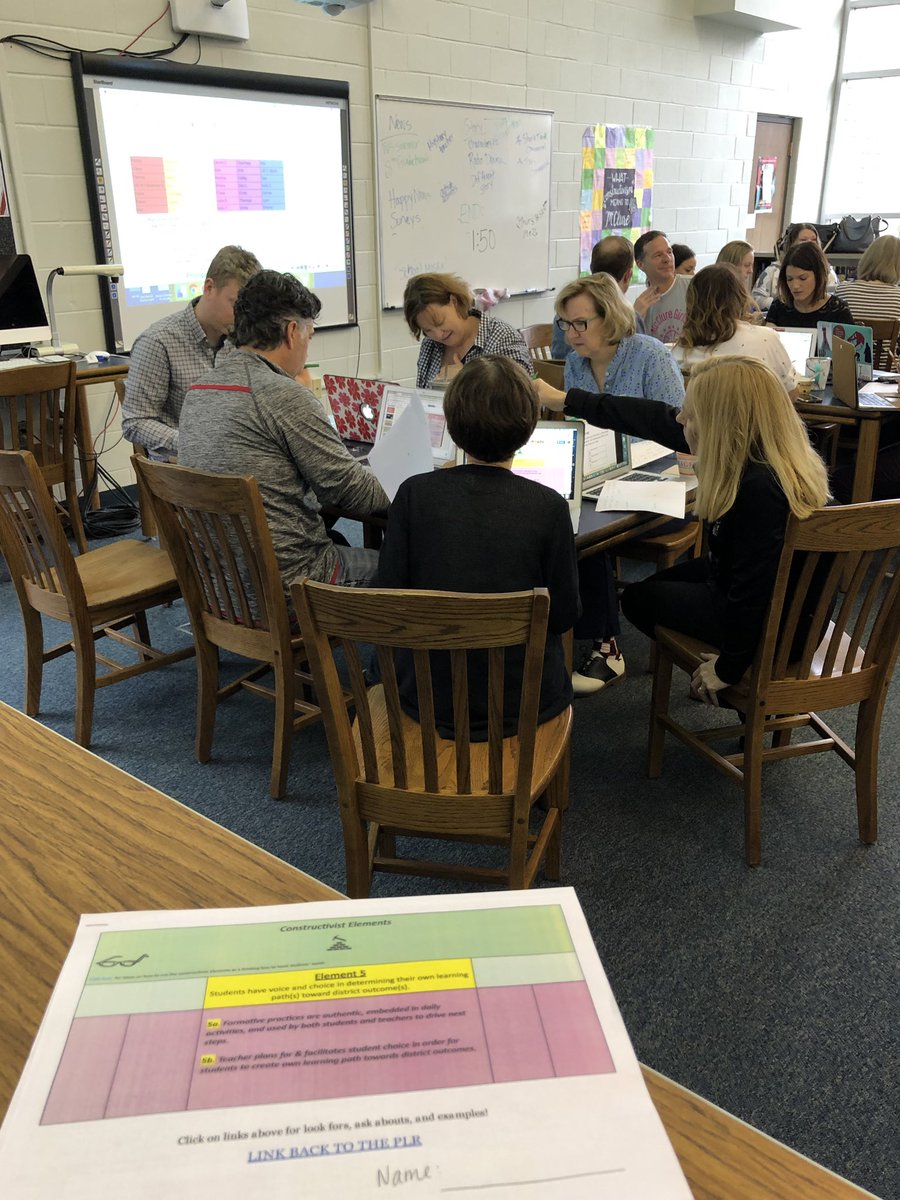 aklemburger's tweet image. #constructivistlearning at MC - #mcbulldogs101 staff diving in together to learn about Elena 5: voice and choice!